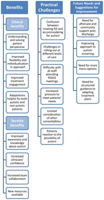 A qualitative evaluation of the pathway for eating disorders and autism developed from clinical experience (PEACE): clinicians’ perspective